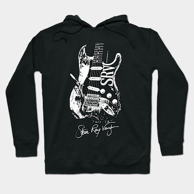 Stevie Ray Vaughan Number One Guitar Hoodie by Winmanlider